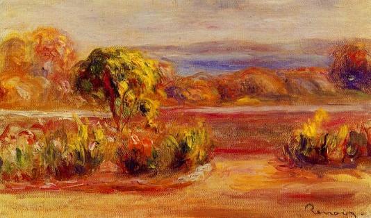 Midday Landscape - Pierre Auguste Renoir Painting